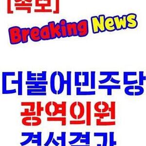 [속보] 더불어민주당 인천시당 광역의원 경선결과