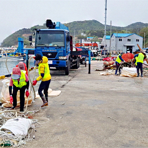 옹진군 대청면, 선진동 물량장 환경정화행사(Clean-Up Day) 실시