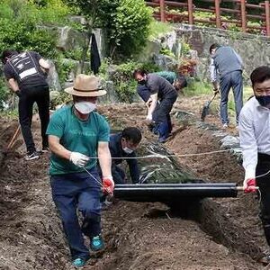 송현3동 통장자율회, 소외계층 위해 유휴지에 행복나눔텃밭 조성